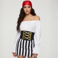Disfraz Pirata Onix / Mujer Adulto